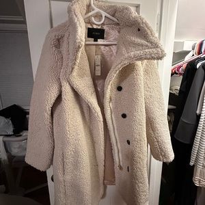 J Crew Sherpa coat